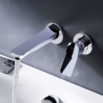 Смеситель Am.Pm (Ам.Пм) для раковины, монтируемый в стену X-Joy F85A72600 хром