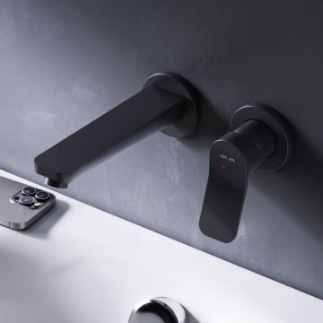 Смеситель Am.Pm (Ам.Пм) для раковины, монтируемый в стену X-Joy F85A72622 черный