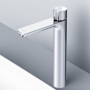 Смеситель Am.Pm (Ам.Пм) для раковины, высокий, нажимной TouchReel X-Joy F85A92500 хром