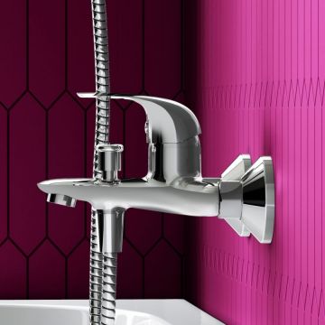 Смеситель Dorff (Дорфф) для ванны и душа Stark D1101000 хром