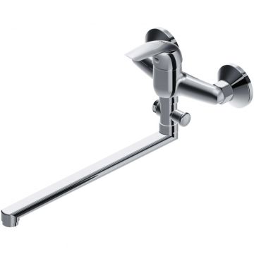 Смеситель Dorff (Дорфф) для ванны и душа с длинным изливом Stark D1109500 хром