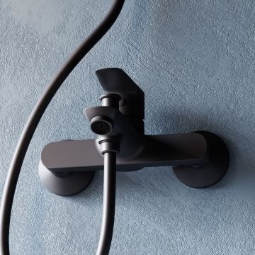 Смеситель Dorff (Дорфф) для ванны и душа Prime D4011022 черный