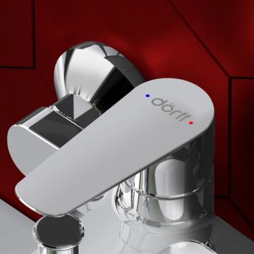 Смеситель для ванны и душа Dorff (Дорфф) Prime, хром, D4011000
