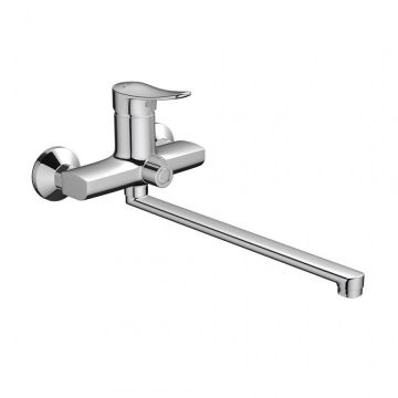 Смеситель для ванны и душа Dorff (Дорфф) Ultra, хром, душевой набор, универсальный излив. D5095000