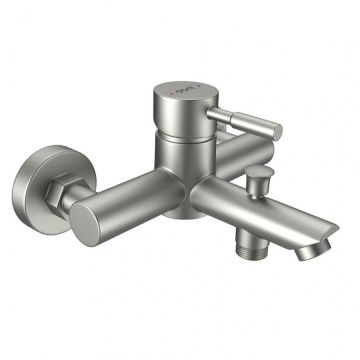 Душевой комплект Dorff (Дорфф) Logic, нержавеющая сталь, смеситель для ванны и душа D0103030SS