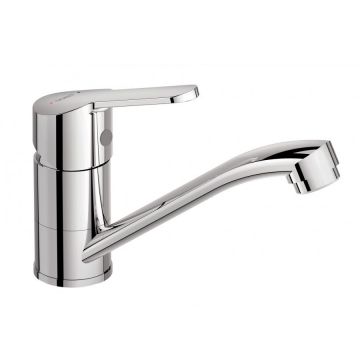 Смеситель для умывальника Dorff (Дорфф) Norma, хром, поворотный излив, D1000000