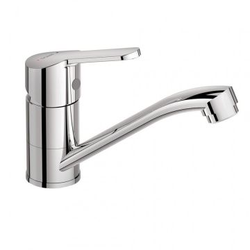 Смеситель для умывальника Dorff (Дорфф) Norma, хром, поворотный излив, D1000000