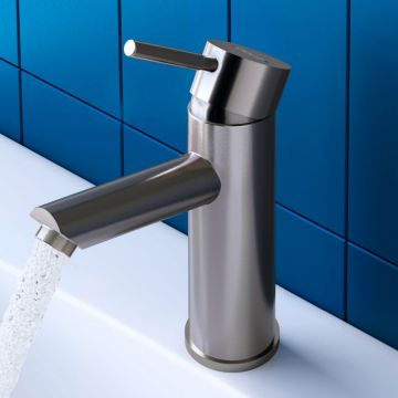 Смеситель для умывальника Dorff (Дорфф) Logic, нержавеющая сталь, D3002100SS