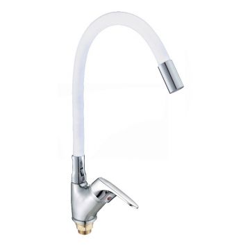 Смеситель для кухни гибкий излив Tuny (Туни) E5759H-8 хром