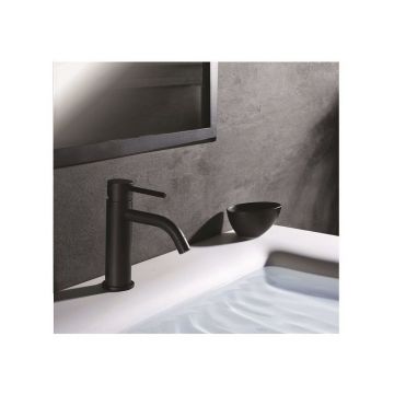 Смеситель для раковины Paffoni (Паффони) Light LIG071NO, черный матовый