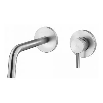 Смеситель для раковины Paffoni (Паффони) Light LIG106ST70 скрытого монтажа, сталь