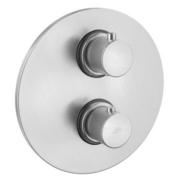 Смеситель для душа Paffoni (Паффони) Light LIQ018ST скрытого монтажа,с термостатом, сталь