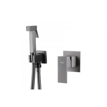 Смеситель Abber (Аббер) Daheim AF8225NG с гигиеническим душем, никель