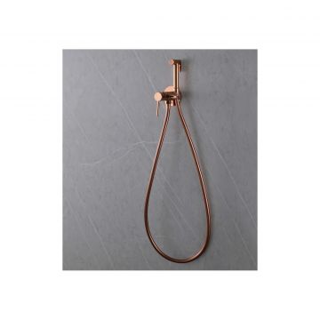 Смеситель Abber (Аббер) Wasser Kreis AF8125RG с гигиеническим душем, розовое золото