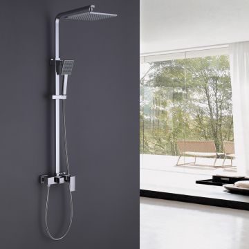 Душевая стойка Abber (Аббер) Daheim AF8220L без излива, хром