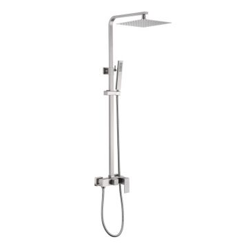 Душевая стойка Abber (Аббер) Daheim AF8220SPL без излива, сатин