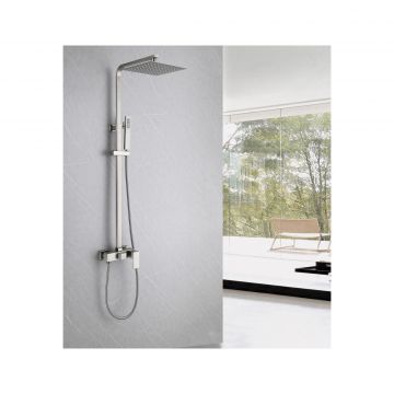 Душевая стойка Abber (Аббер) Daheim AF8220SPL без излива, сатин