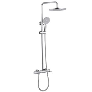 Душевая стойка Abber (Аббер) Emotion AF8816L с изливом, хром