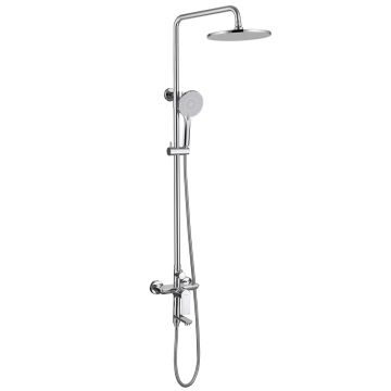 Душевая стойка Abber (Аббер) Weiss Insel AF8016N с изливом, хром