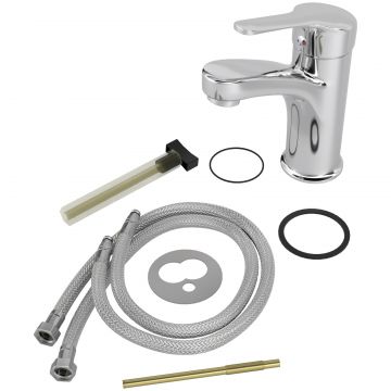 Смеситель для раковины Мегафлекс Delta MG-SRN203 хром, Megaflex