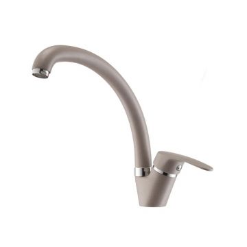 Смеситель для кухни Aquaton (Акватон) Нимо 1AX002FCXX250 серый шелк