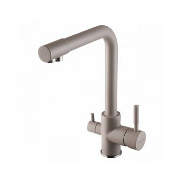 Смеситель для кухни Aquaton (Акватон) Руан 1AX004FCXX250 серый шелк