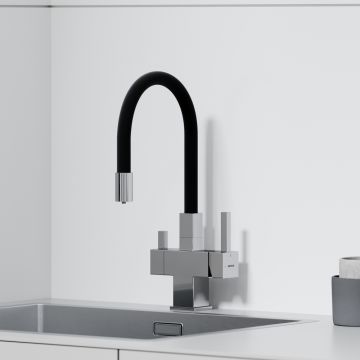 Смеситель для кухни Sancos Arno с гибким изливом под фильтр, хром, (SC4005CH)
