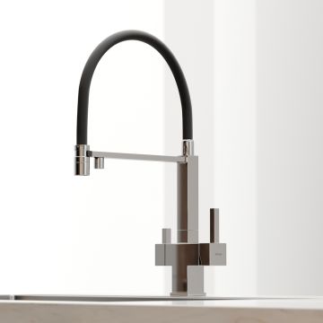 Смеситель для кухни Sancos Moro с гибким изливом под фильтр, хром, (SC4006CH)