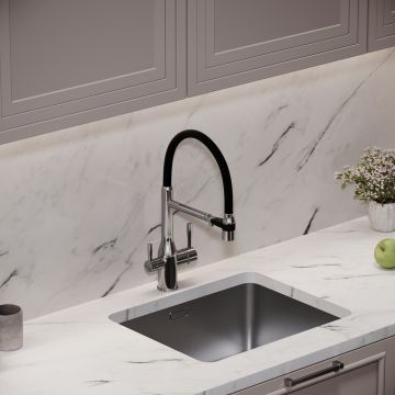 Смеситель для кухни Sancos Garda с гибким изливом под фильтр, хром, (SC4009CH)