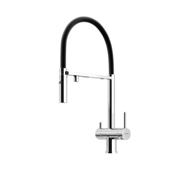 Смеситель для кухни Sancos Imola с гибким изливом под фильтр, хром, (SC4010CH)