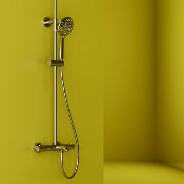 Душевая стойка Sancos (Санкос) Game для душа/ванны с термостатическим смесителем, хром, (SC3001CH)