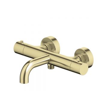 Смеситель термостатический Aquatek (Акватек) Европа для ванны, шлифованное золото AQ1343BG
