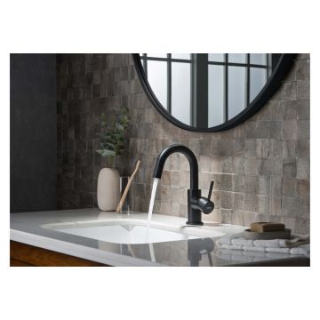 Смеситель Aquatek (Акватек) Европа для раковины, без донного клапана, матовый черный AQ1307MB