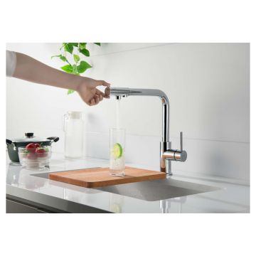 Смеситель Aquatek (Акватек) Европа для кухни с подключением к фильтру питьевой воды хром AQ1386CR