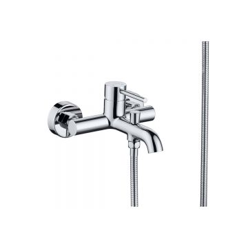 Смеситель Aquatek (Акватек) Европа для ванны с душевым набором хром AQ1349CR