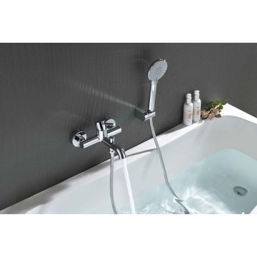 Смеситель Aquatek (Акватек) Европа для ванны с душевым набором хром AQ1349CR