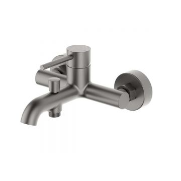 Смеситель Aquatek (Акватек) Европа для ванны, шлифованный черный хромAQ1340BGM