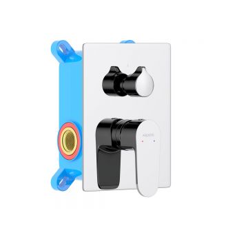 Смеситель Aquatek (Акватек) Оберон для ванны 2 режима (внешняя и скрытая часть) хром AQ1246CR