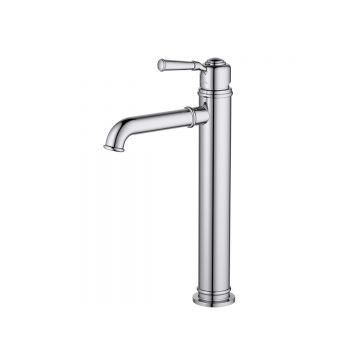 Смеситель Aquatek (Акватек) Классик для раковины высокий 235, без донного клапана хром AQ1504CR