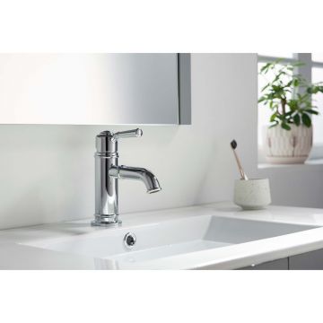 Смеситель Aquatek (Акватек) Классик для раковины 72, без донного клапана хром AQ1510CR