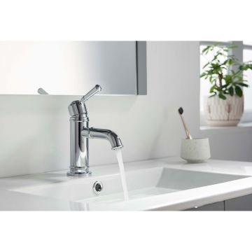 Смеситель Aquatek (Акватек) Классик для раковины 72, без донного клапана хром AQ1510CR