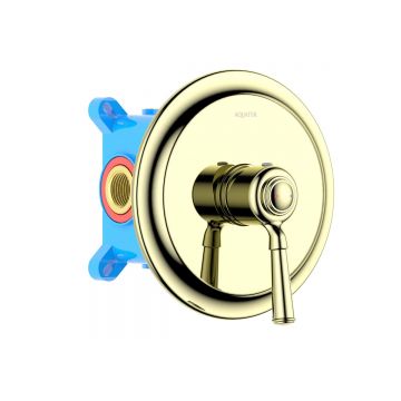 Смеситель Aquatek (Акватек) Классик для душа (внешняя и скрытая часть), полир. золото AQ1566PG