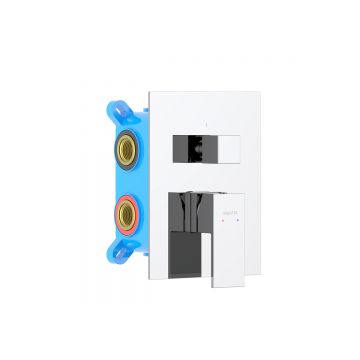 Смеситель Aquatek (Акватек) Либра для ванны 3 режима (внешняя и скрытая часть) хром AQ1647CR