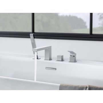 Смеситель Aquatek (Акватек) Либра на борт ванны на 4 отв. Хром AQ1648CR