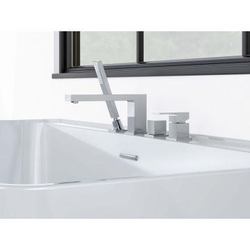 Смеситель Aquatek (Акватек) Либра на борт ванны на 4 отв. Хром AQ1648CR