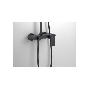 Душевая система Aquatek (Акватек) Лира (смеситель для ванны) 300мм, матовый черный AQ2440MB