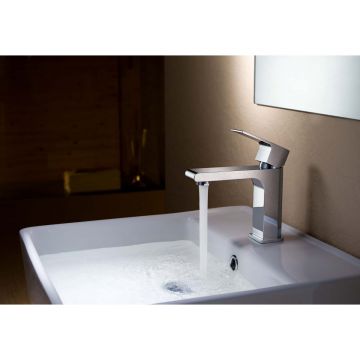 Смеситель Aquatek (Акватек) Лира для раковины 103, без донного клапана хром AQ1410CR