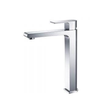 Смеситель Aquatek (Акватек) Лира для раковины высокий 237, без донного клапана хром AQ1404CR