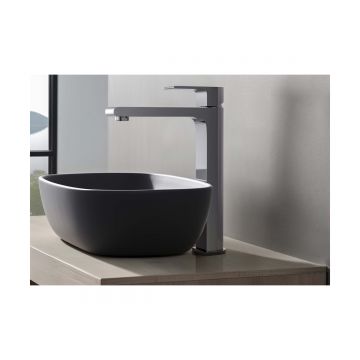 Смеситель Aquatek (Акватек) Лира для раковины высокий 237, без донного клапана хром AQ1404CR