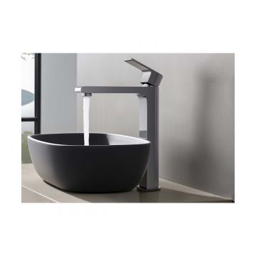 Смеситель Aquatek (Акватек) Лира для раковины высокий 237, без донного клапана хром AQ1404CR